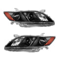 Toyota Camry Front Bumper Headlight Black Housing 1 Pair N115653