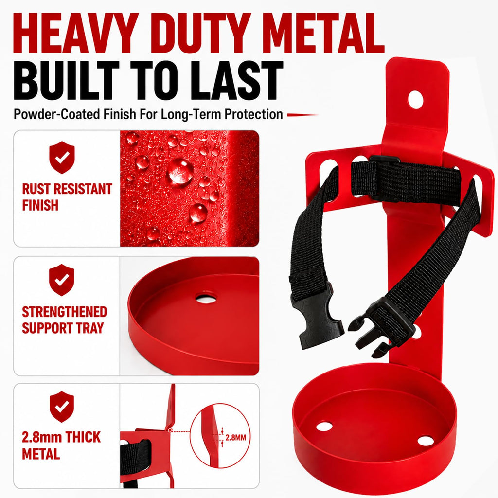 Fire Extinguisher Wall Mount Bracket 2.5 lb 1 Pack N619