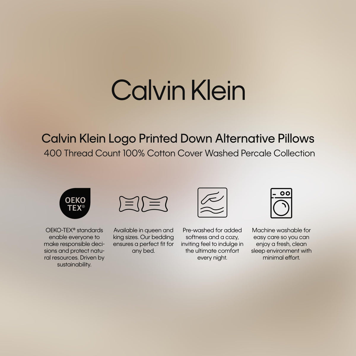 King Size Set of 2 Down Alternative Pillow R184641
