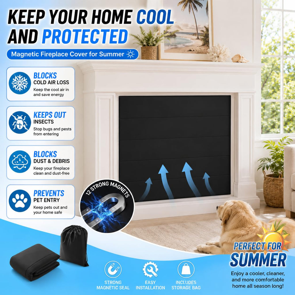 Magnetic Fireplace Cover 36x24 Inch H77770