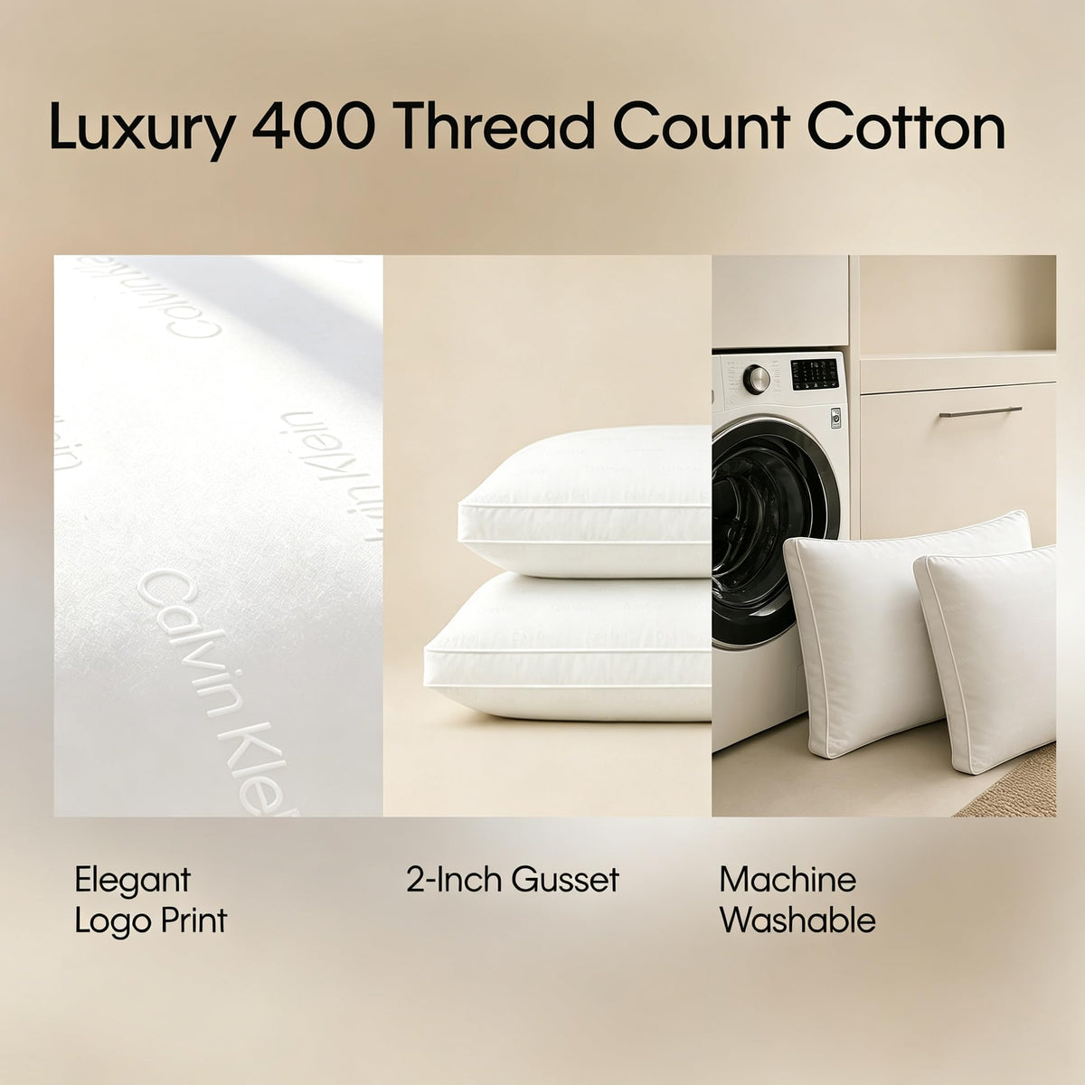 King Size Set of 2 Down Alternative Pillow R184641