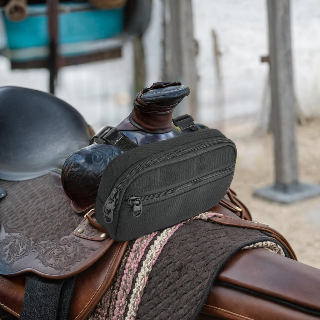 Horse Saddle Bag with Pommel Pocket and Cell Phone Holder V949862