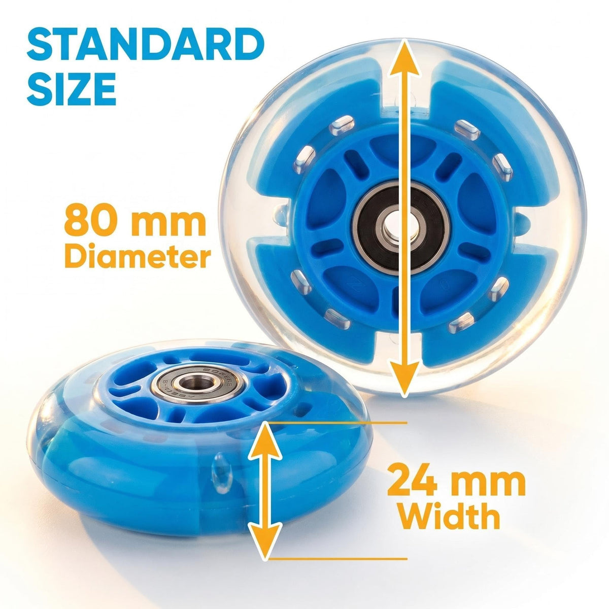 Light Up Scooter Wheels (2-Pack) H6334