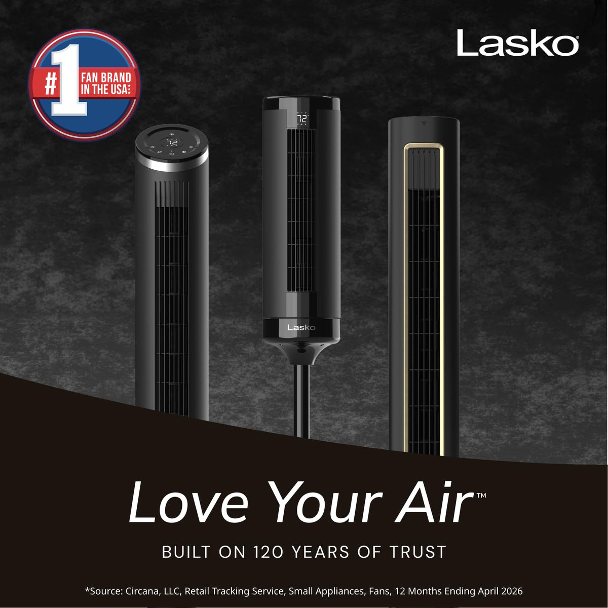 Black Tower Fan with Remote Y308700