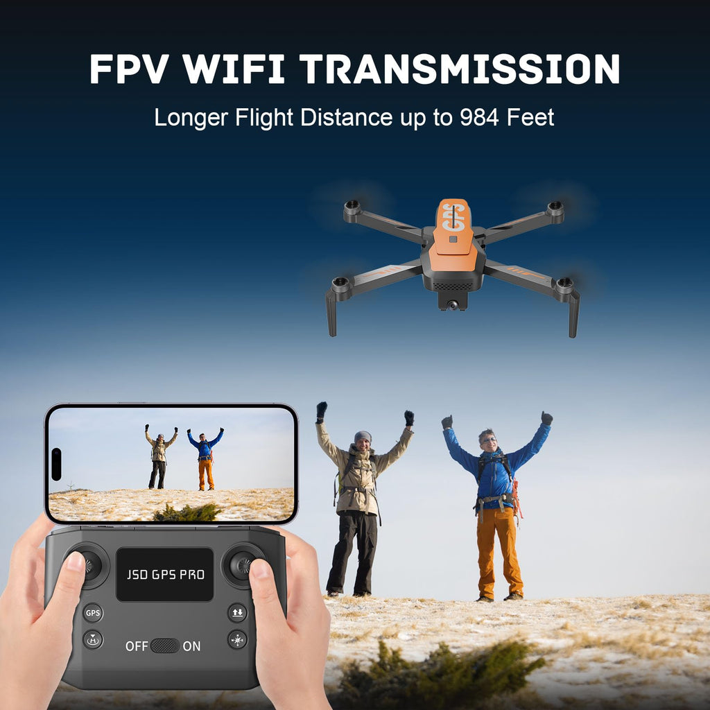 4K Camera Drone with GPS Auto Return Foldable 249g E5422