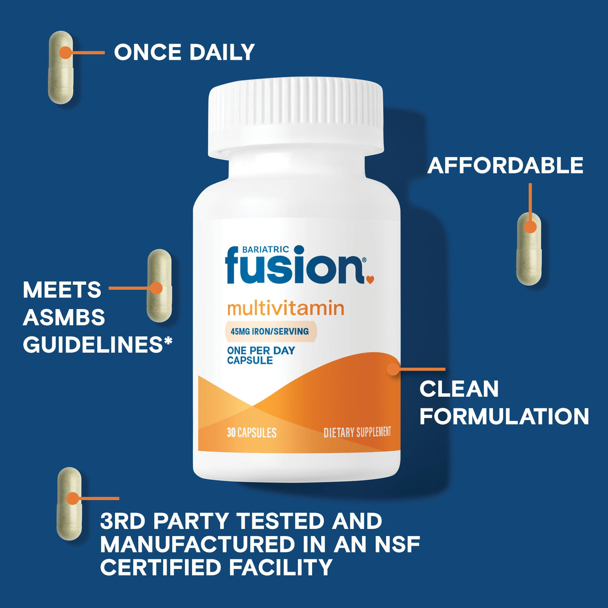 Multivitamin with Iron 30 Count W20830