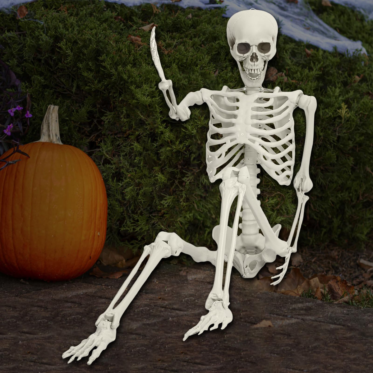 5.4FT Posable Full Body Skeleton with Movable Joints X109