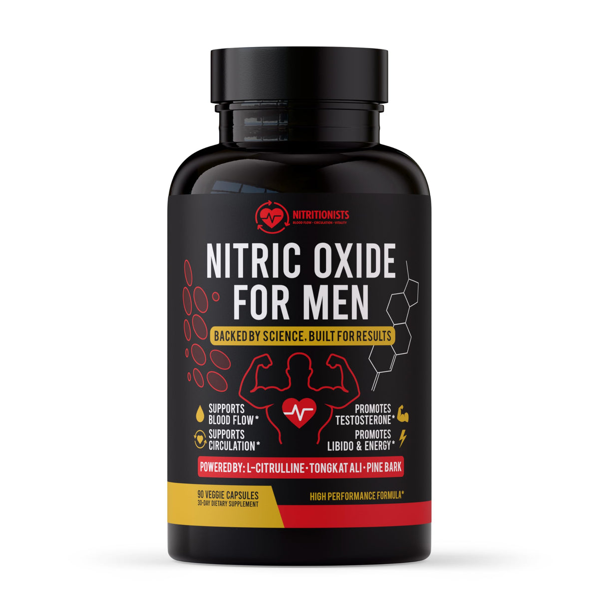 90 Capsules Nitric Oxide Supplement P414953