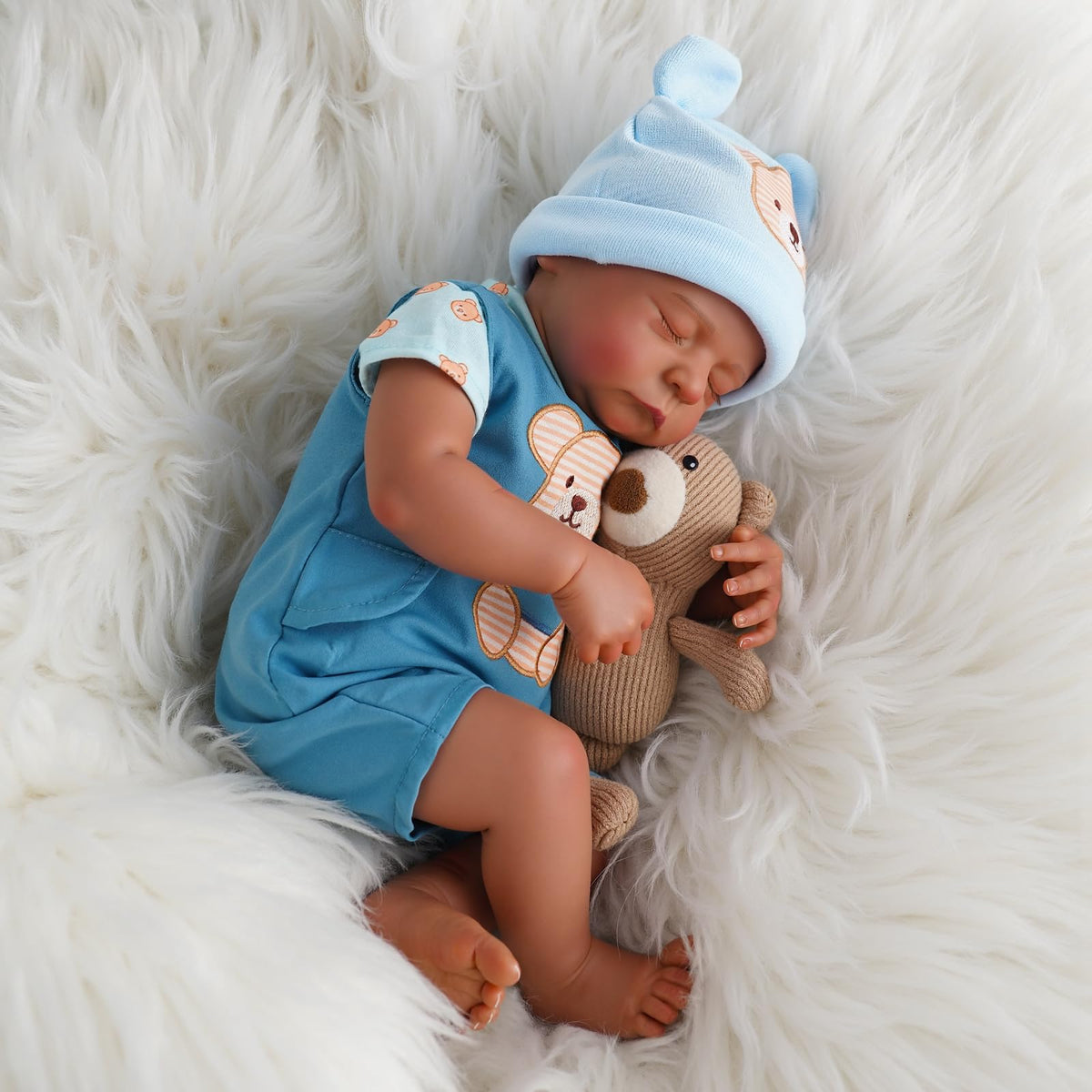 20 Inch Black Reborn Baby Dolls D8582