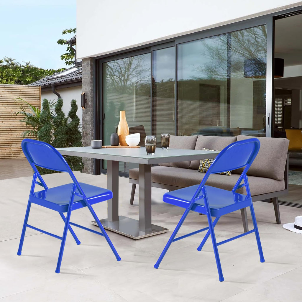 Metal Folding Chairs 4 Pack U117308