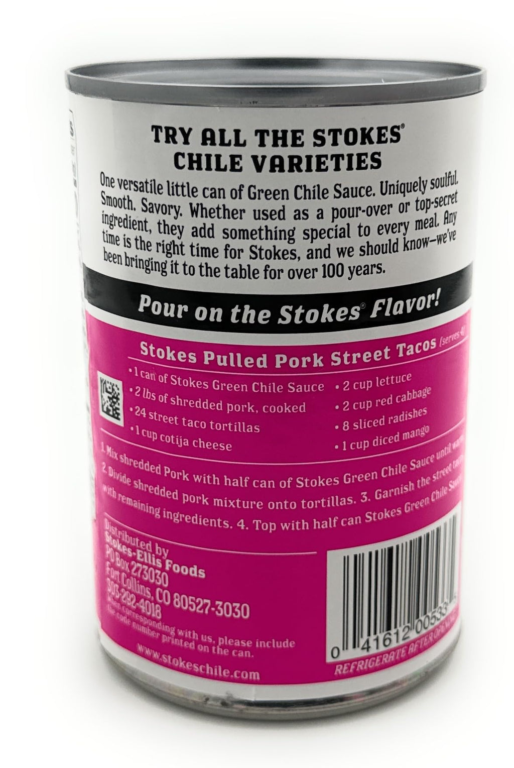 Green Chile Sauce with Pork and Jalapenos Pack of 6 L12819