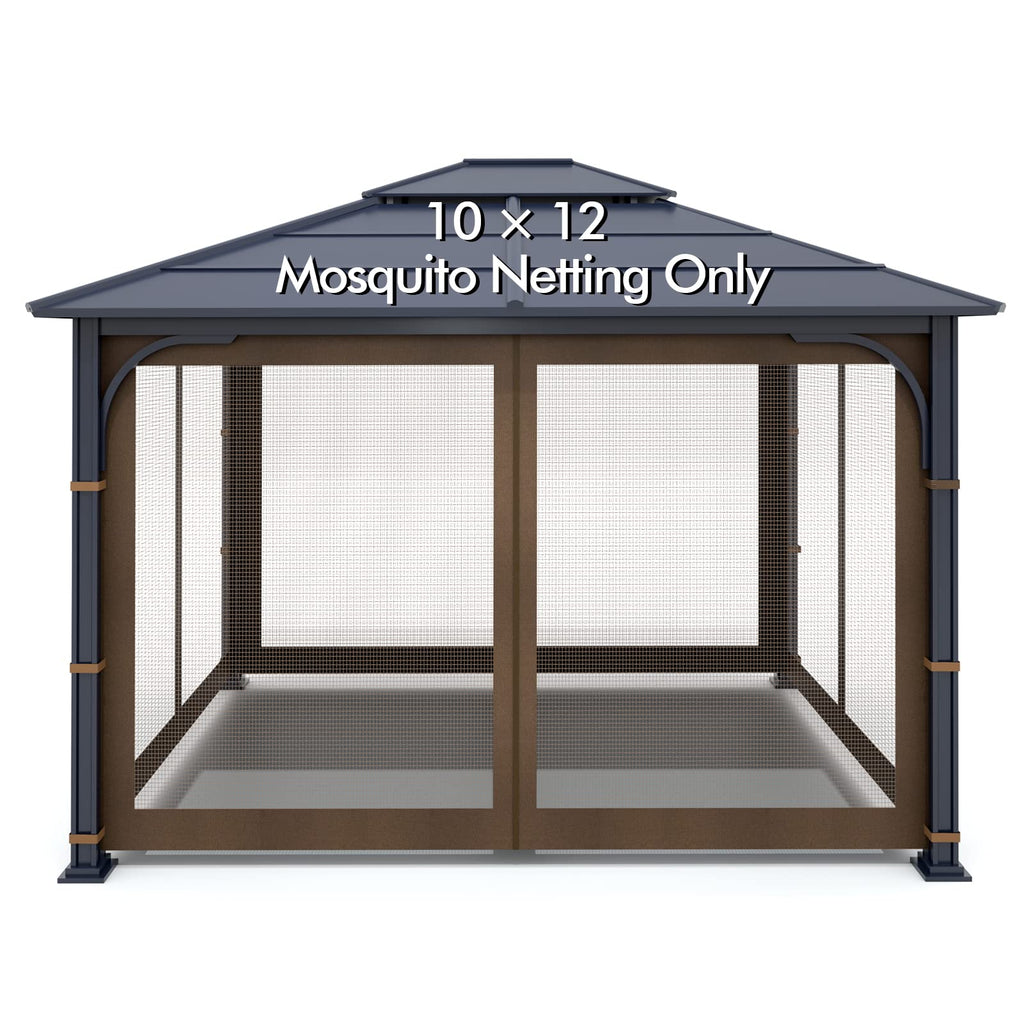 Brown 4-Panel Mosquito Netting P60673