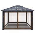 Brown 4-Panel Mosquito Netting P60673