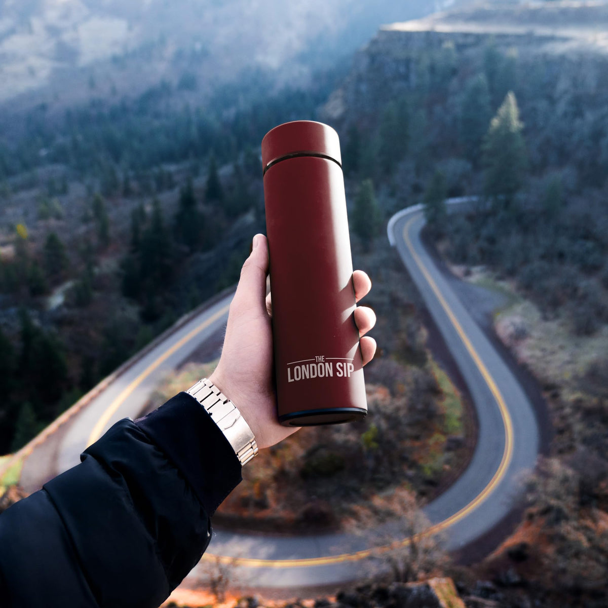 Travel Mug and Tumbler Hot and Cold Double Wall Stainless Steel Thermos, Sacred Red, Pack of 2 G323691