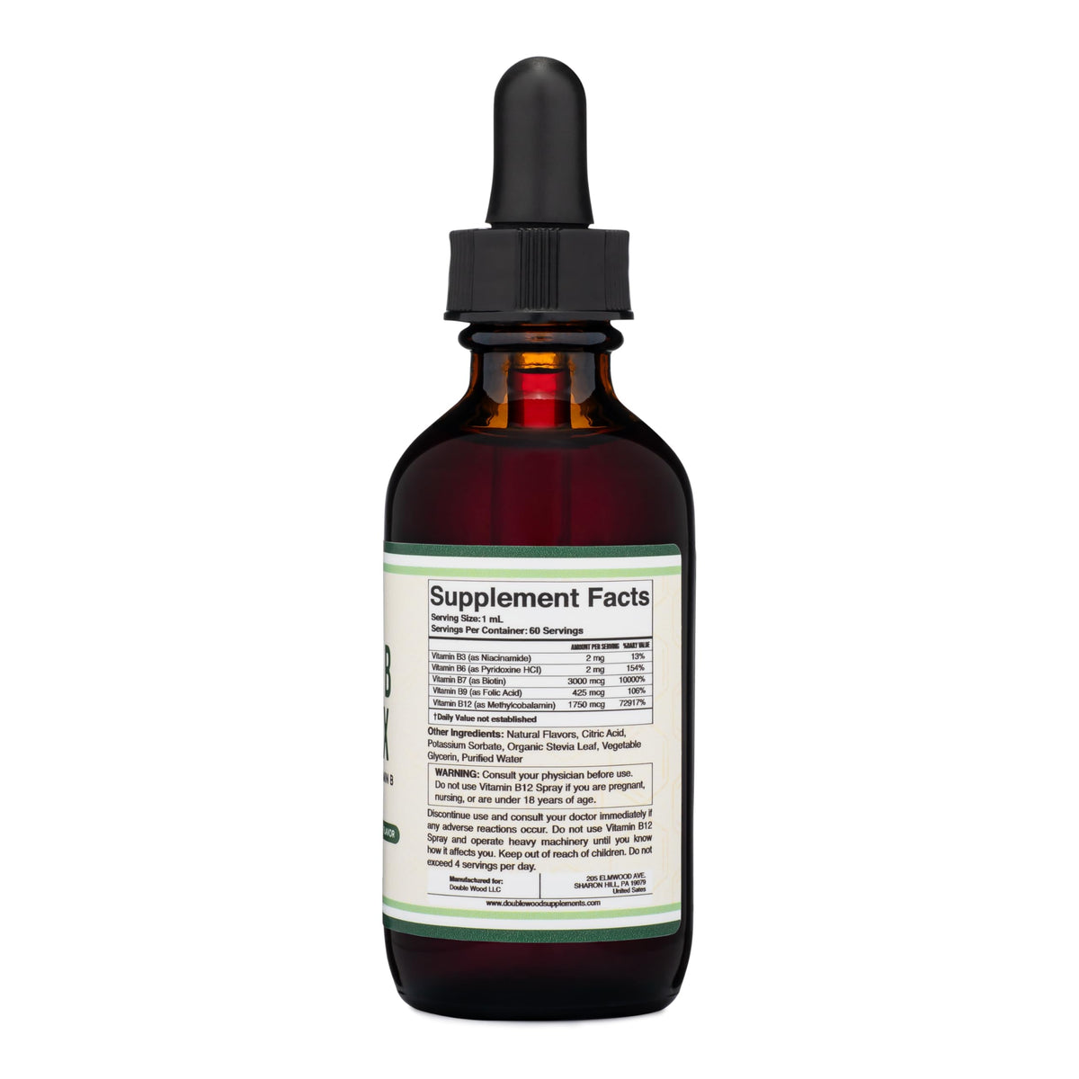 Cherry Flavor Liquid Vitamin B-Complex Drops D463