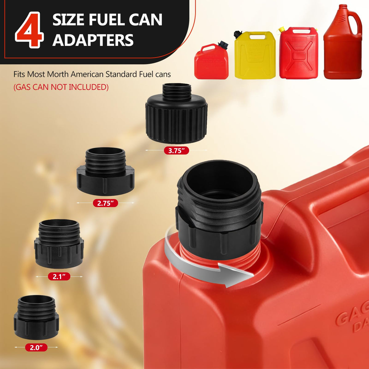 Cordless Gas Pump with Auto-Stop & Hand Nozzle, 51" Hose B26016