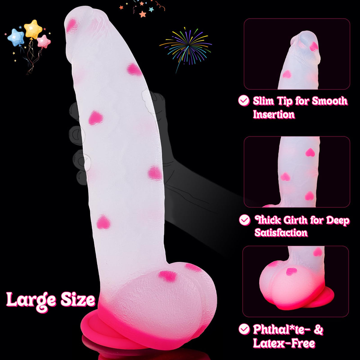 12" Huge Dildo H9826