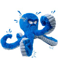 Stuffed Squeaky Crinkle Blue Octopus Dog Toy Z116