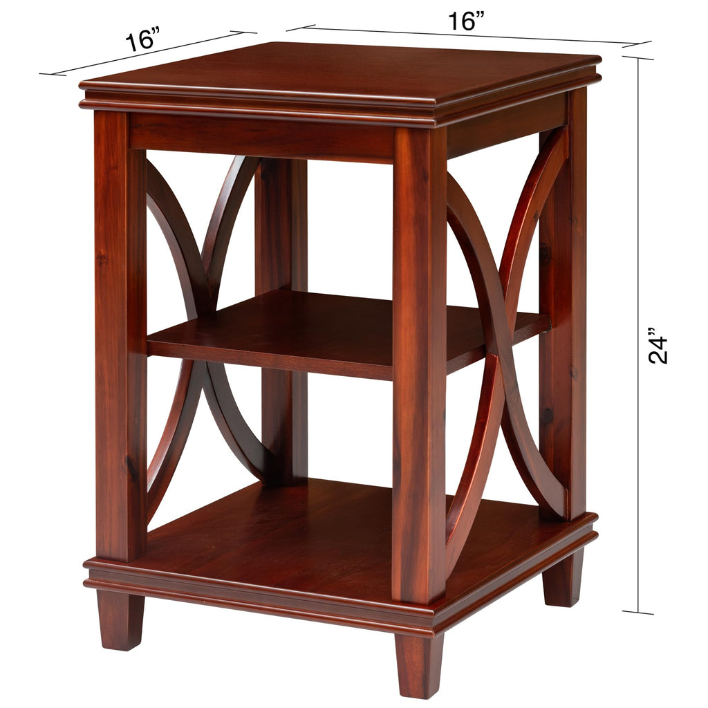 Solid Wood Square End Table U58081