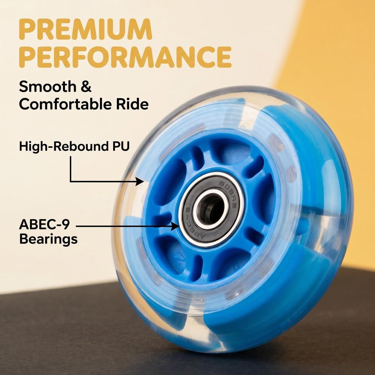 Light Up Scooter Wheels (2-Pack) H6334
