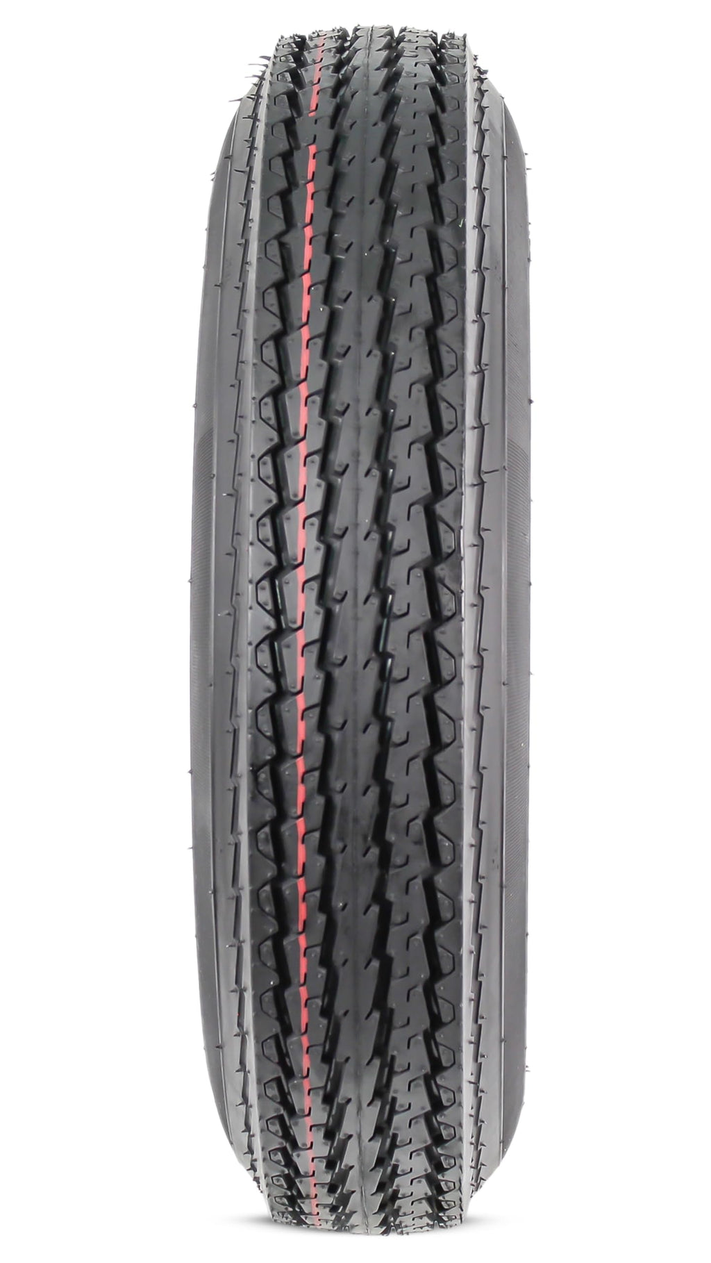 12 Inch 5 Lug Black Trailer Tire Rim Assembly S5524