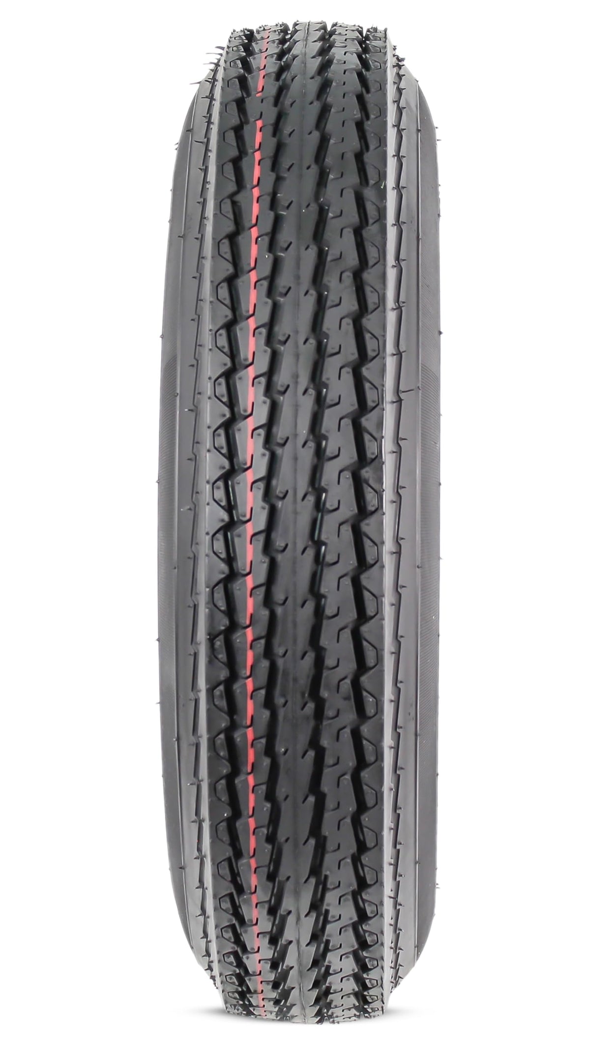 12 Inch 5 Lug Black Trailer Tire Rim Assembly S5524