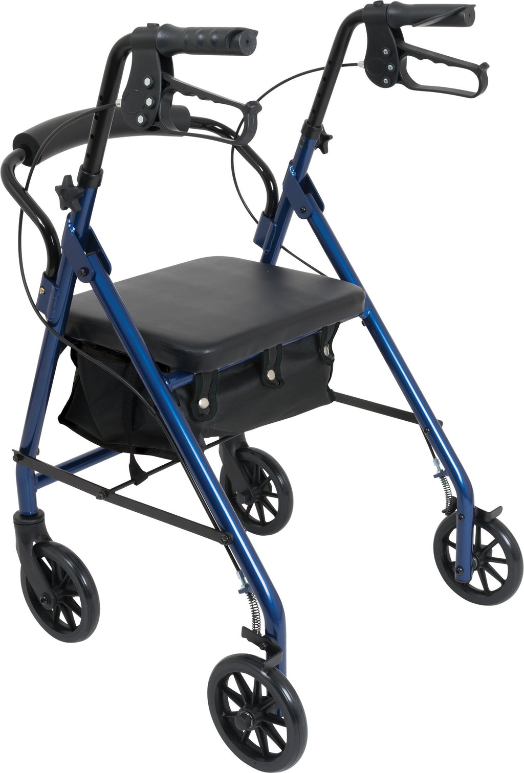 Blue Junior Aluminum Rollator with 6 Inch Wheels G257