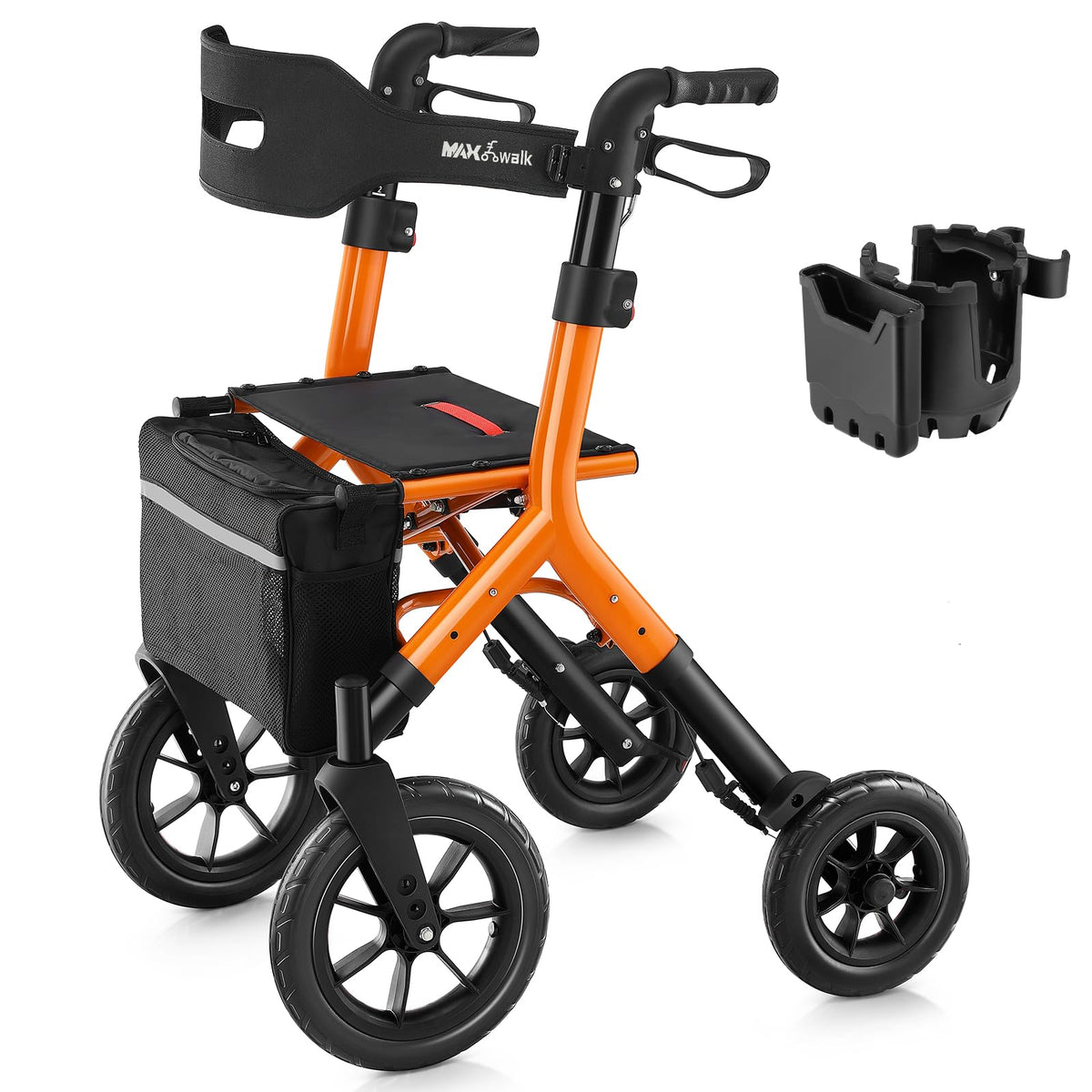 Tall Foldable Walker with Seat Q567