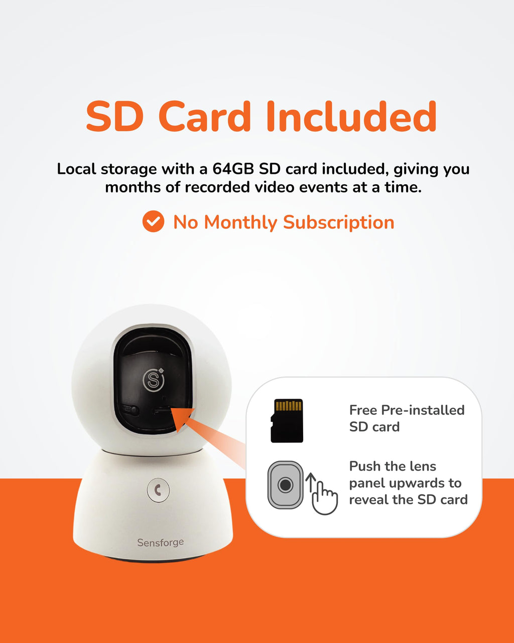 2.5K Indoor Pan-Tilt Security Camera M63889