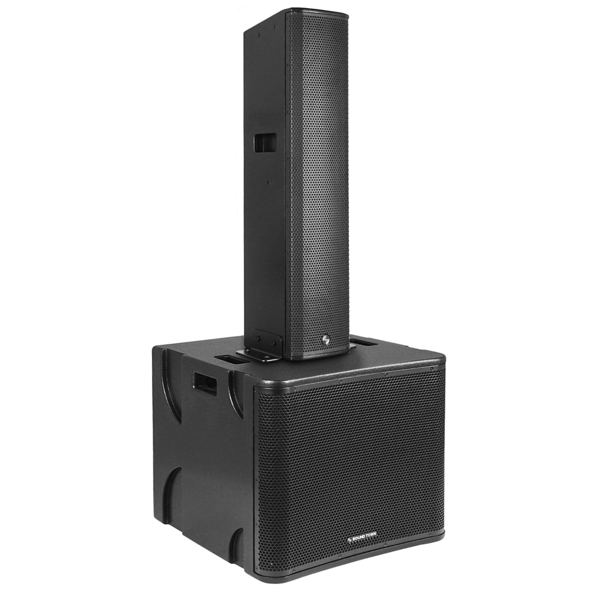 Powered Column Array Speaker System with 18" Subwoofer and Column Loudspeaker Y85471