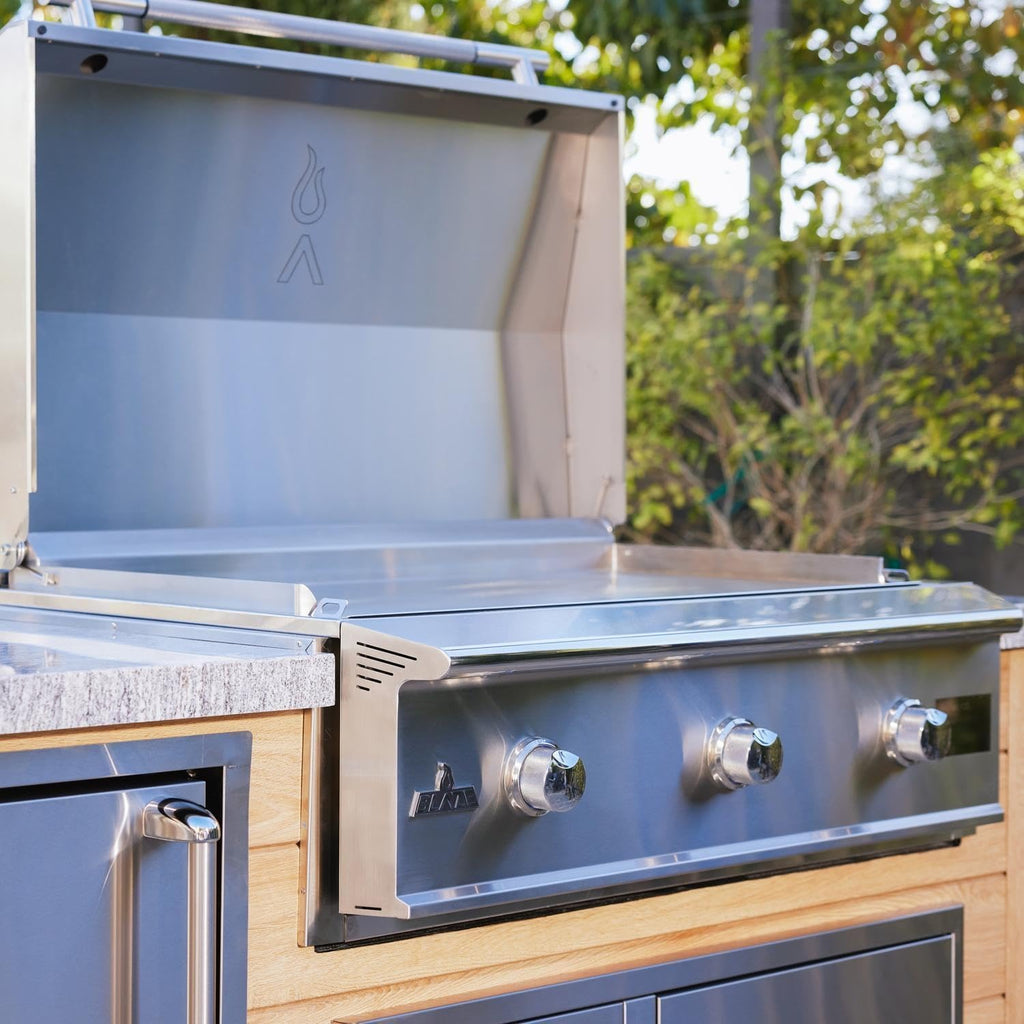 40-Inch Built-In Propane Gas Griddle with Stainless Steel Surface H7181