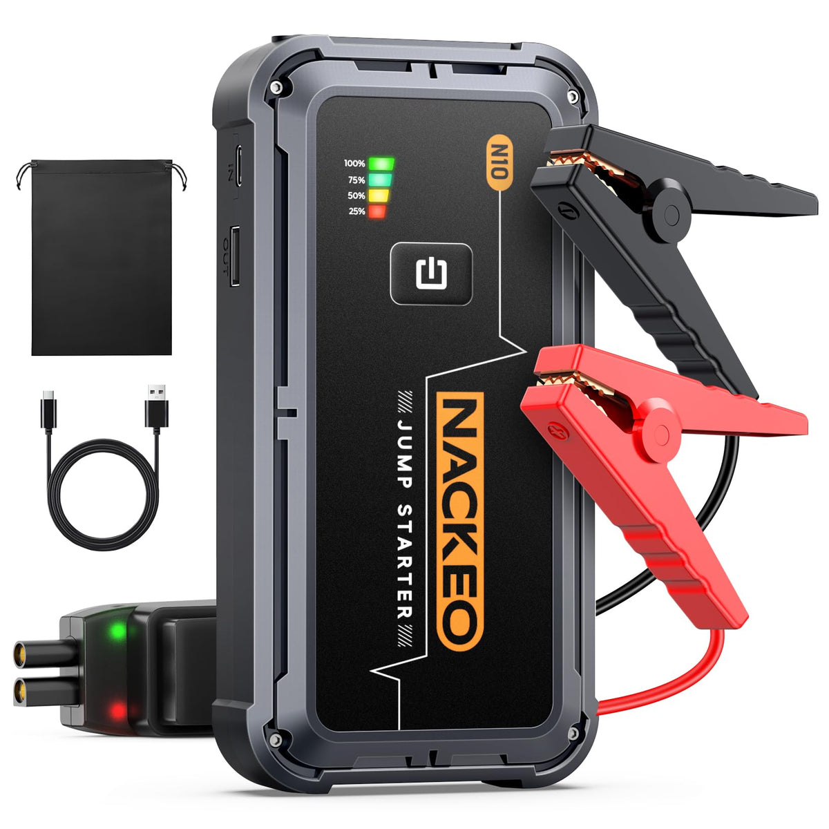 Portable Car Battery Jump Starter 5000A 12V C112035