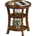 3 Tier Round End Table B986