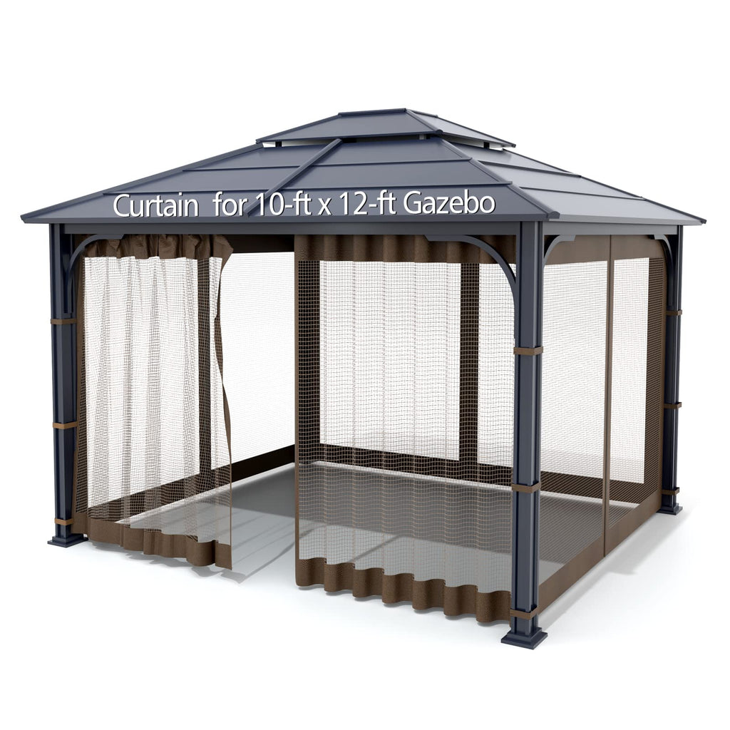 Brown 4-Panel Mosquito Netting P60673