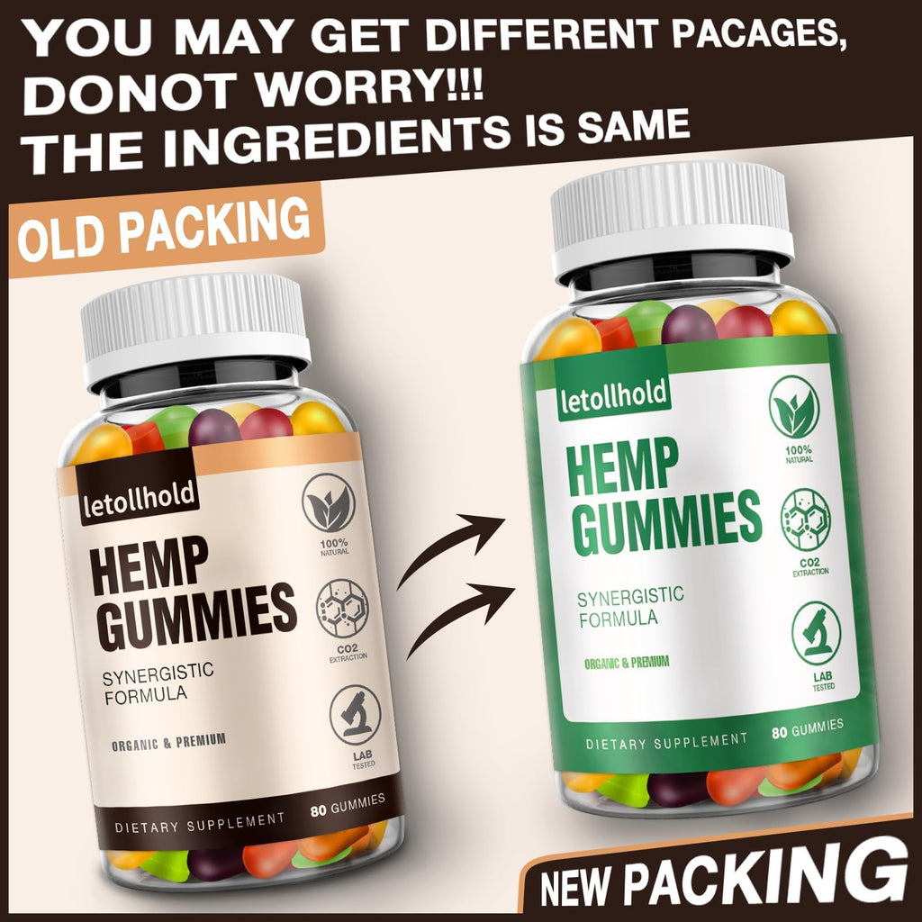 Hemp Gummies 1 Pack Low Sugar B9172