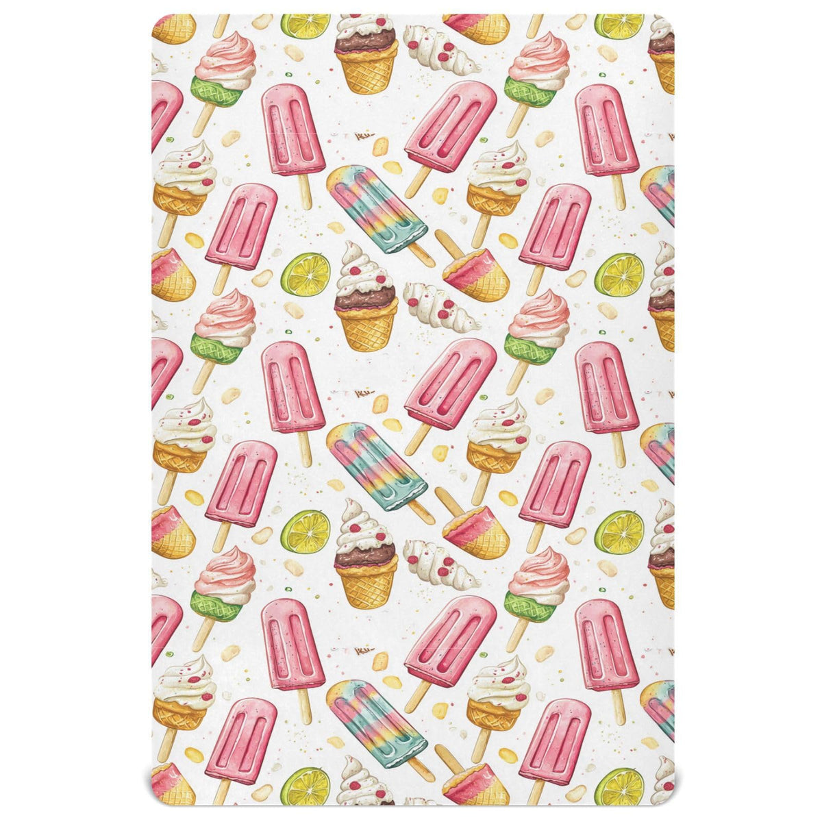 Soft Breathable Microfiber Fitted Crib Sheet X7346