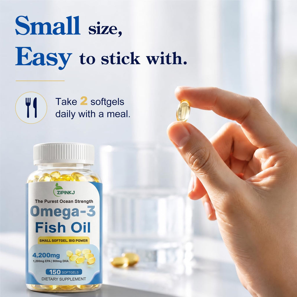 Omega-3 Fish Oil 4200mg Mini Softgels W7591