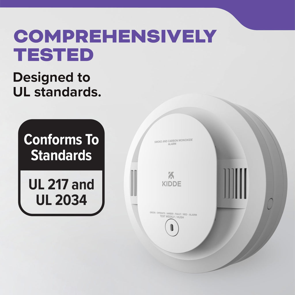 Smoke & Carbon Monoxide Detector, AA Battery-Powered, 3 Pack S711