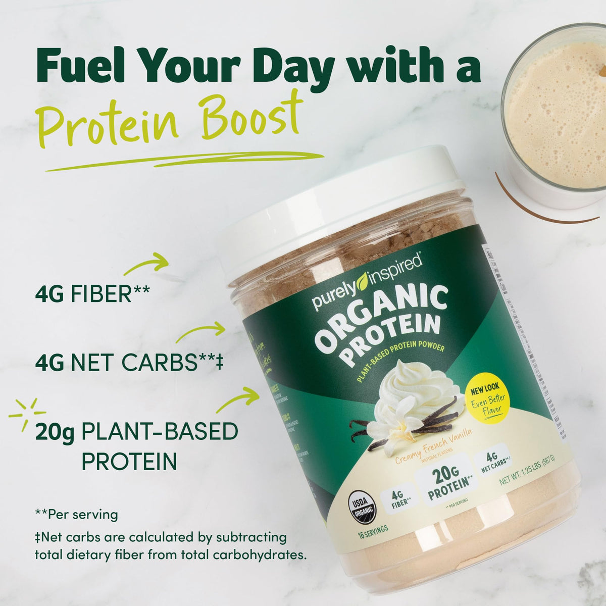 Plant-Based Protein Powder Creamy French Vanilla R7732