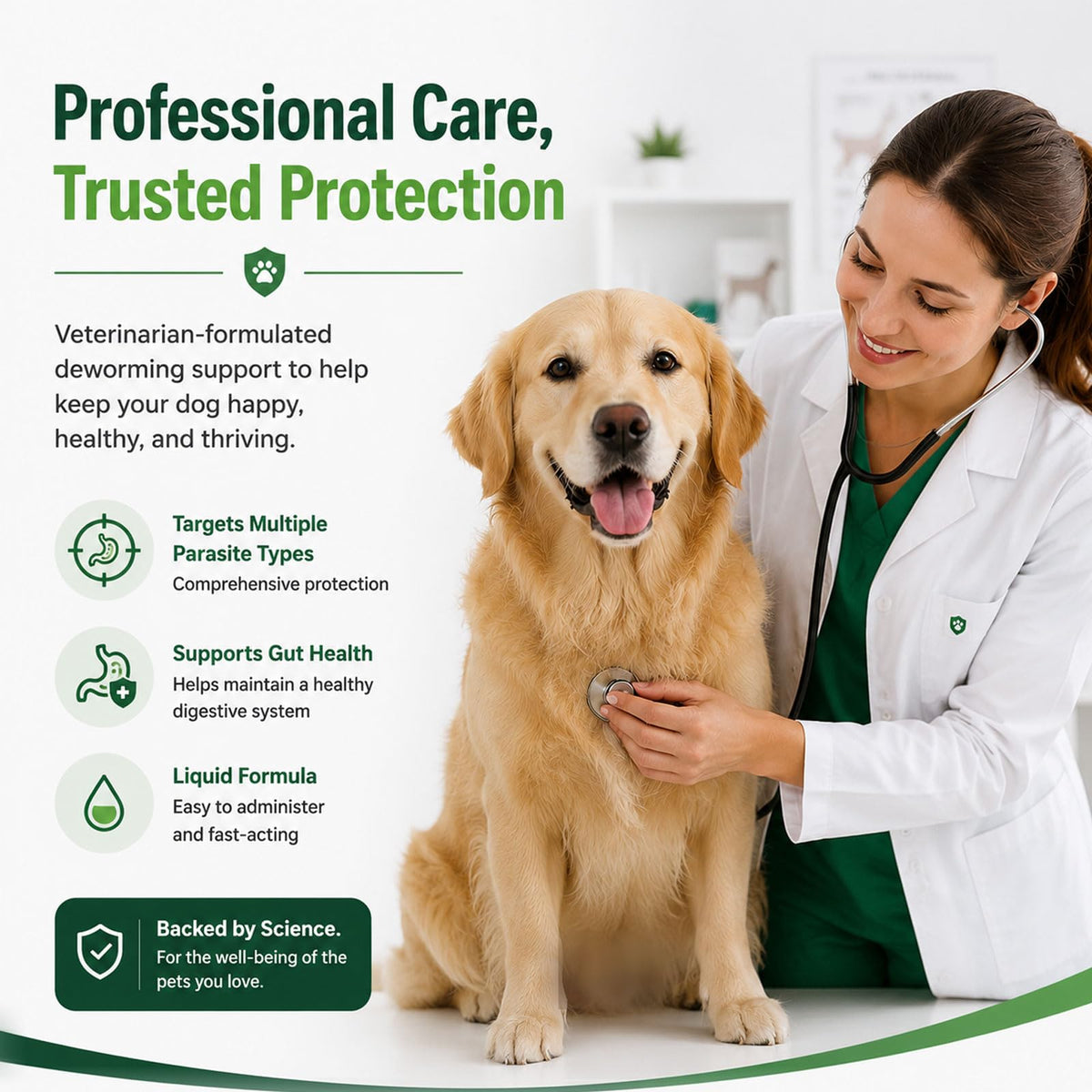 Liquid Broad Spectrum Dog Dewormer 120ml Z953