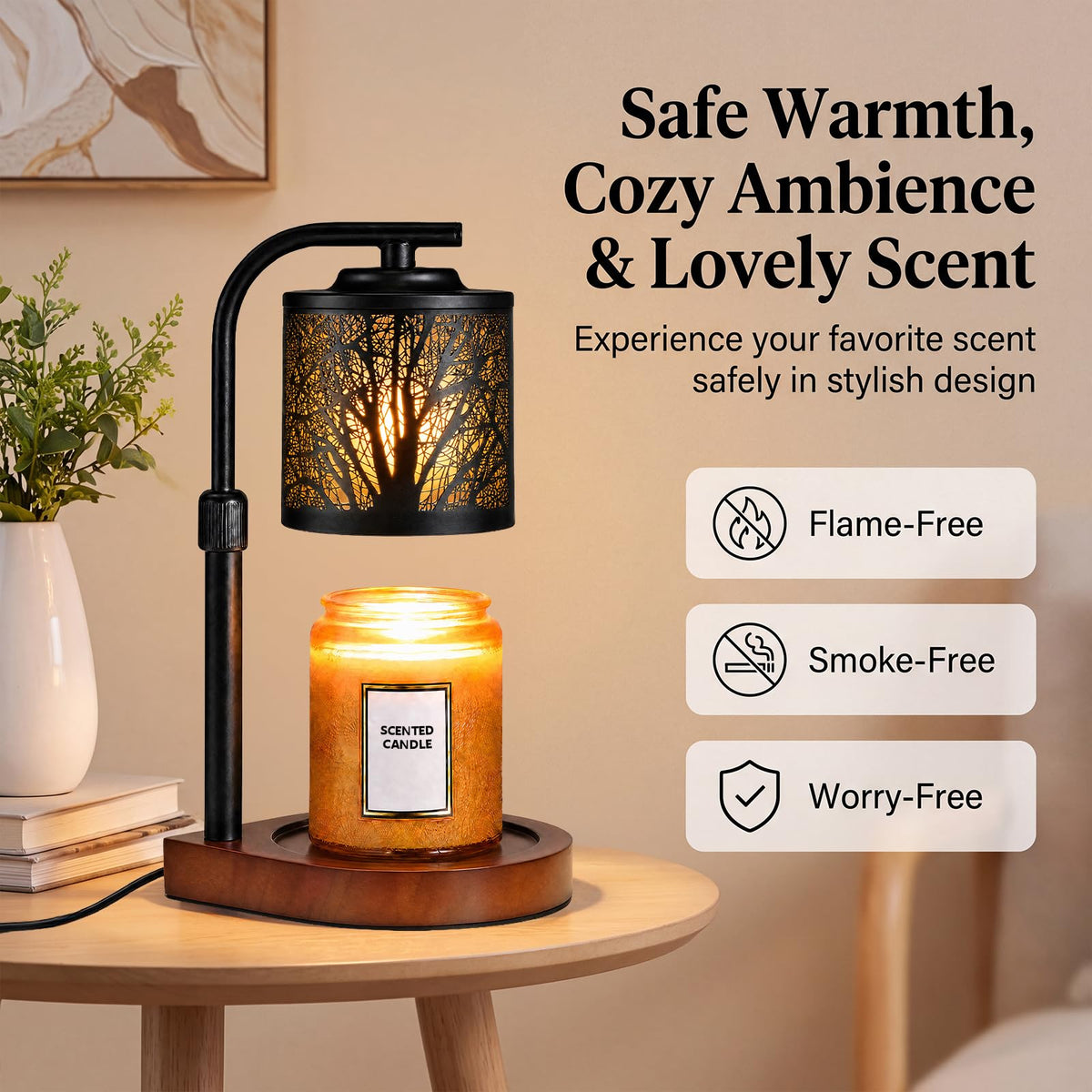 Candle Warmer Lamp with Timer & Dimmer K375
