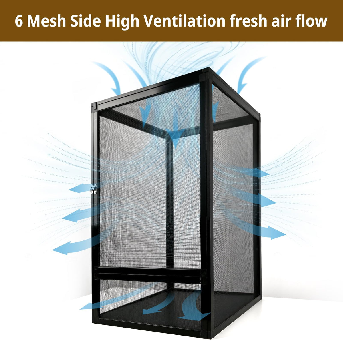 33 Gallon Open-Air Mesh Reptile Terrarium Cage G568885