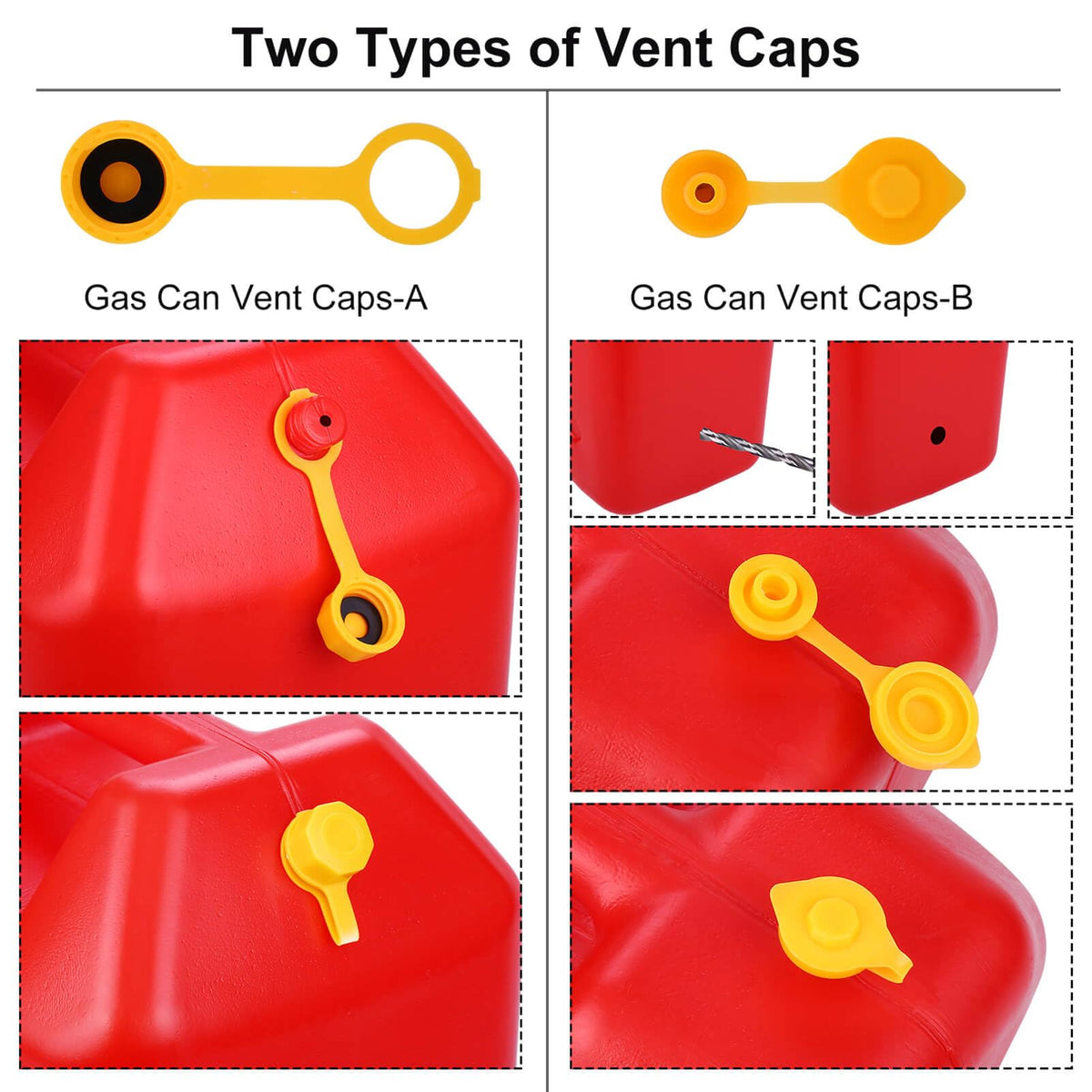 Gas Can Spout Replacement with 37 Accessories S30296