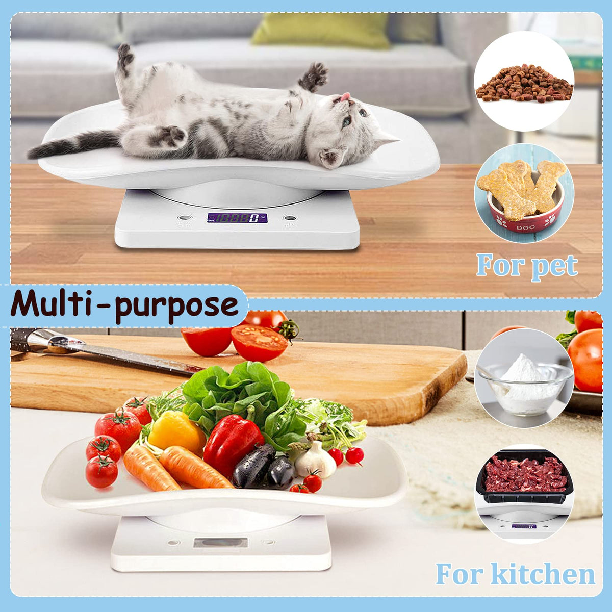 Digital Pet Scale with Tray N791
