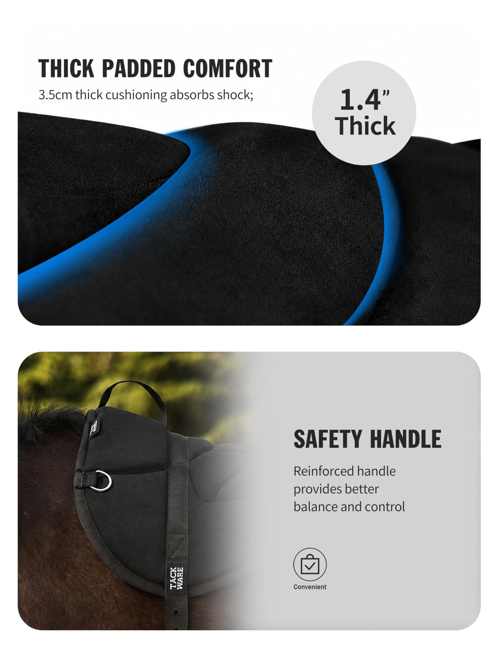 Western Bareback Pad with Girth M868271