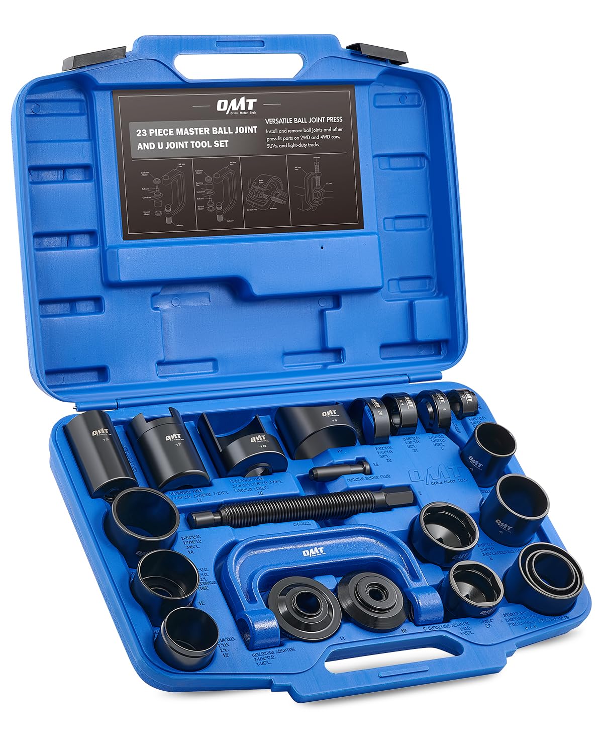23pc Ball Joint Press Kit with Sockets and Adapters C2223