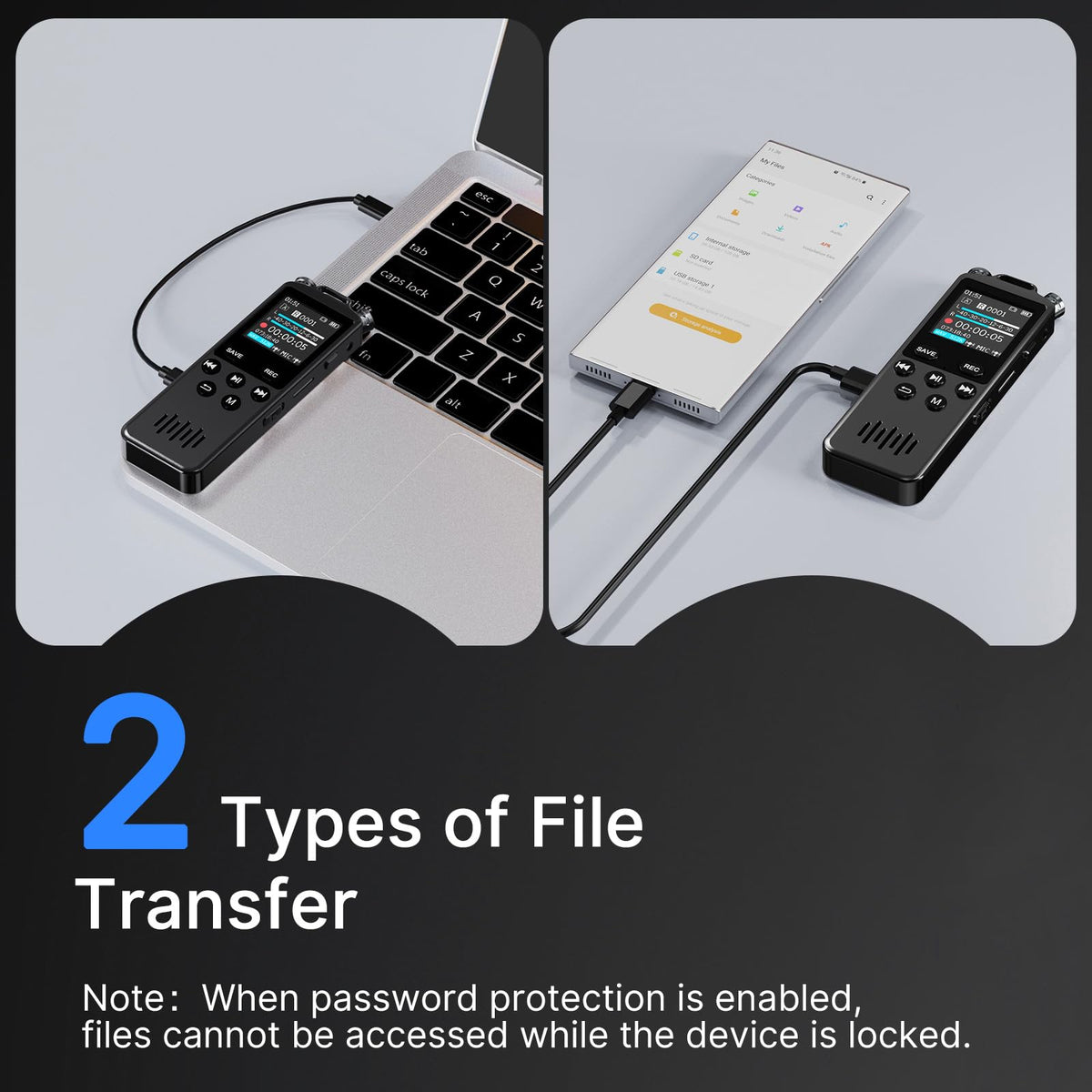 160GB Voice Recorder with Playback Z703