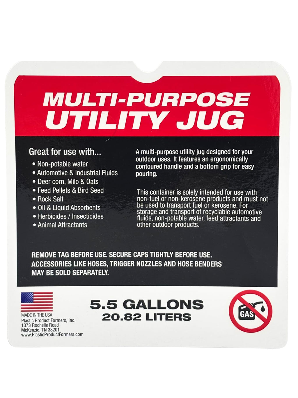 5.5 Gallon Utility Container 2 Pack with Hoses M313867