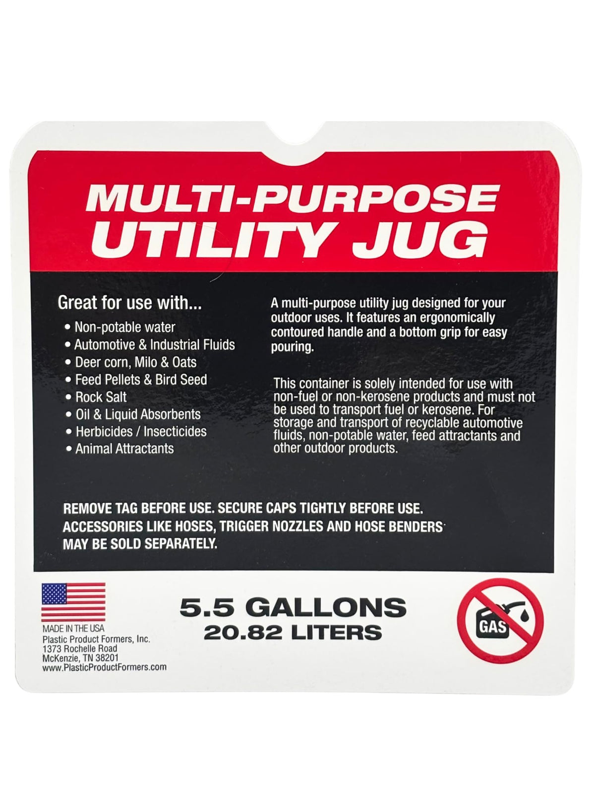 5.5 Gallon Utility Container 2 Pack with Hoses M313867