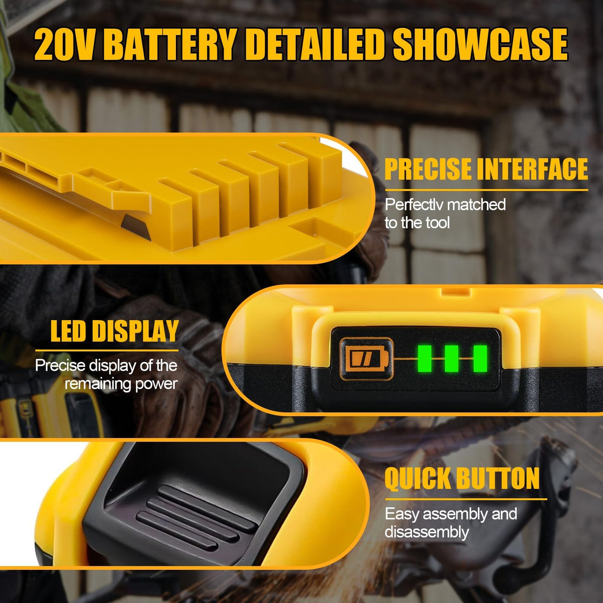 20V Lithium-ion Battery 2Pack F983